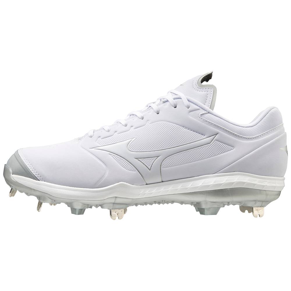 Womens Mizuno Sweep 5 Low Metal Softball Cleats White Philippines (IGZWPL354)